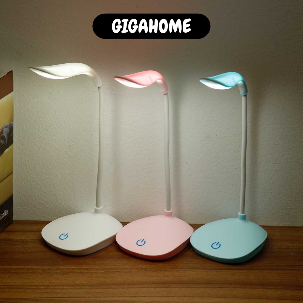 Đèn Học Chống Cận Hình Lá Sạc Tích Điện GIGAHOME 3 Chế Độ Sáng 8657