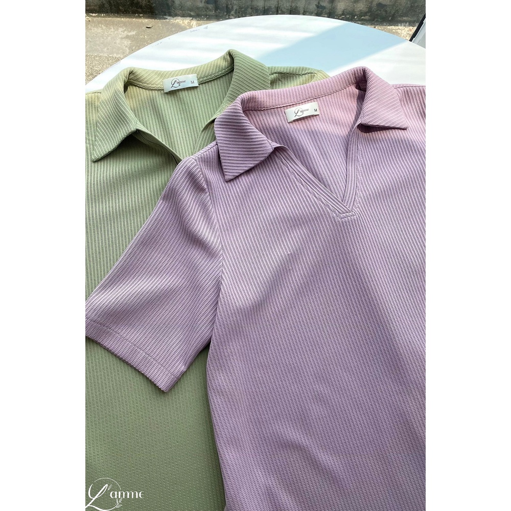 [NEW ARRIVIAL] Đầm bầu suông đẹp cổ bẻ RIKA DRESS phong cách Hàn Quốc nhẹ nhàng by L'amme