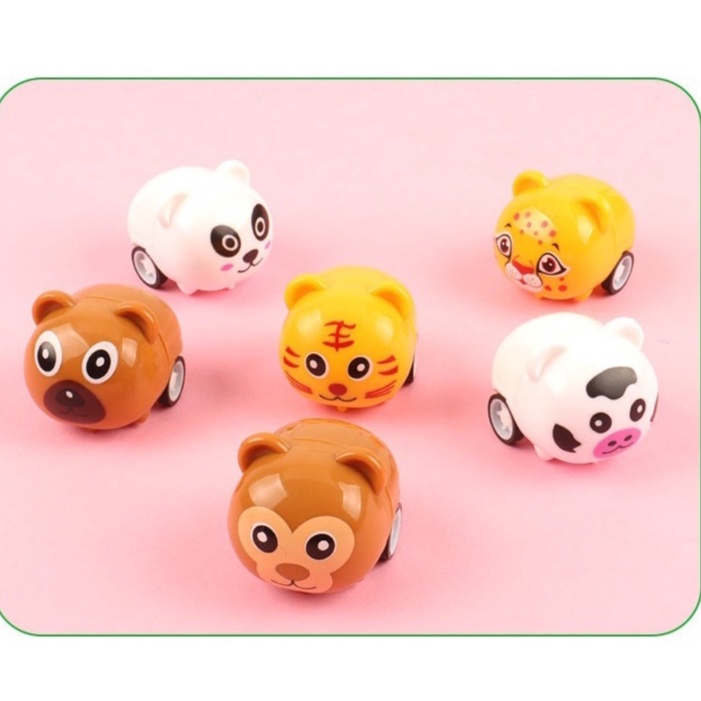 Đồ chơi con vật mini chạy đà - thú chạy cót mini cho bé