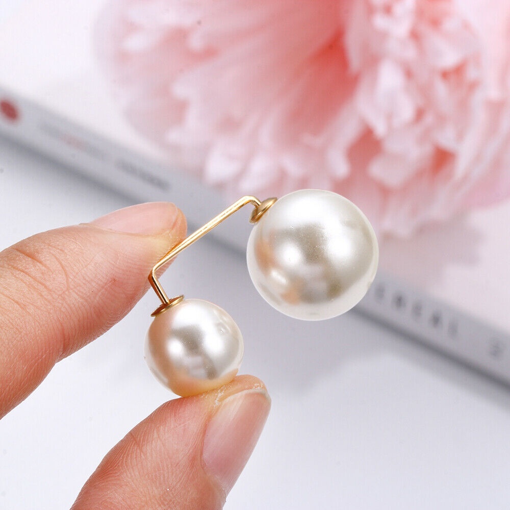 【kifli】Ghim cài áo dạng hạt ngọc trai phong cách retro thời trang cho nữ