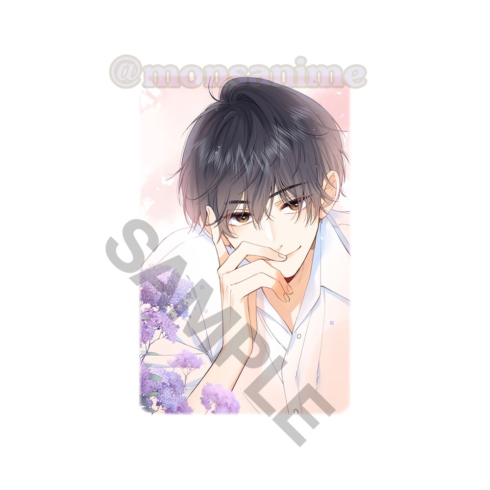 Ảnh card bo góc in hình VỤNG TRỘM KHÔNG THỂ GIẤU Tình Yêu Thầm Kín thẻ bo viền 5*8cm