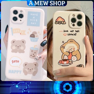 Ốp Lưng Iphon Cạnh Vuông DẺO Bảo Vệ Camera Gấu Soyo Ngủ Gật 6s/6splus/7/7plus/8/8plus/x/xr/xs/11/12/pro/max/plus/promax