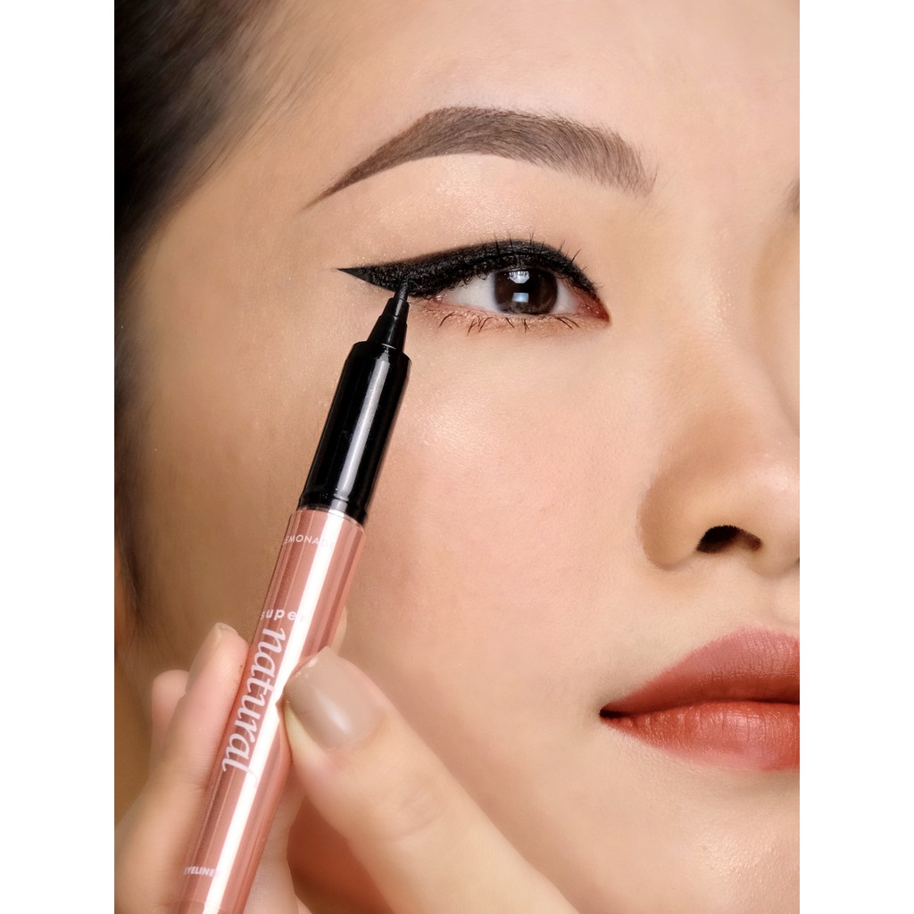 Combo Lemonade Phấn nước Matte Addict Cushion 15g và Bút kẻ mắt SuperNatural Eyeliner 1g