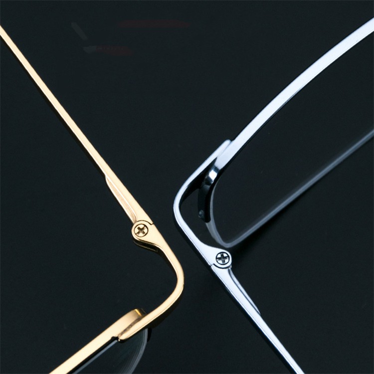 Mắt Kính Cận Thị Chất Liệu Titan Phong Cách retro Cho Nam