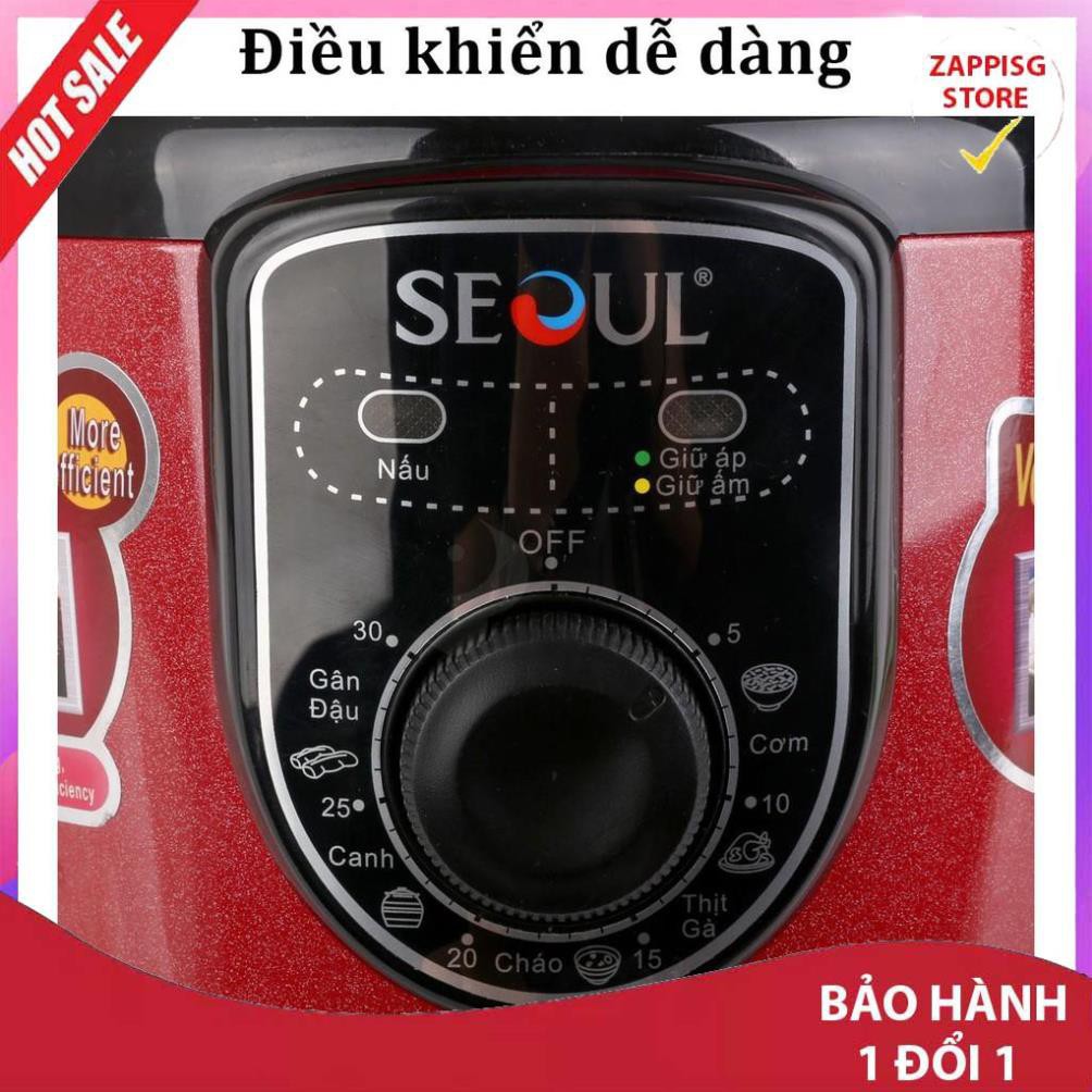 ✔️ Nồi áp suất điện đa năng Seoul TSU-300A 3 lít-Bảo hành uy tín - LỖI 1 ĐỔI 1  - Bảo hành 1 đổi 1