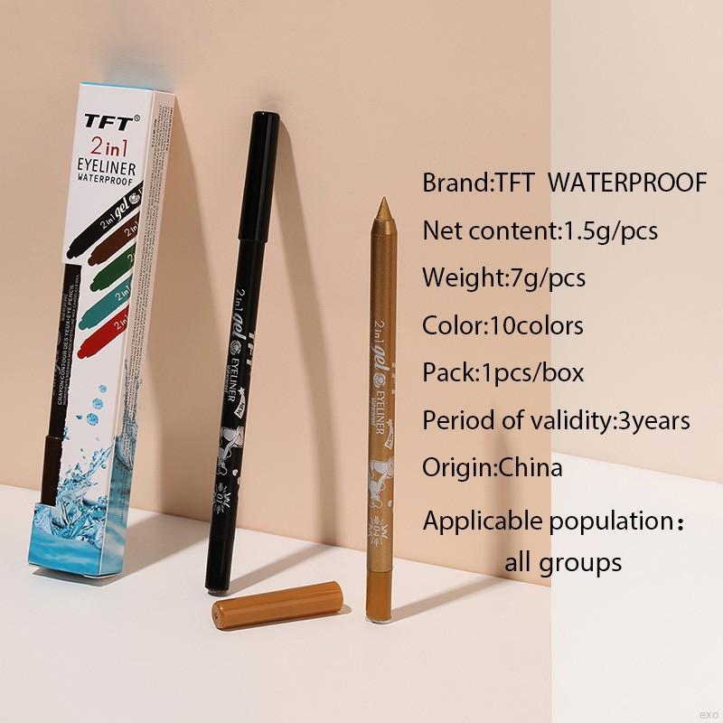 Bút Kẻ Mắt Chống Thấm Nước Không Nhòe Dễ Lên Màu Nhiều Màu Sắc