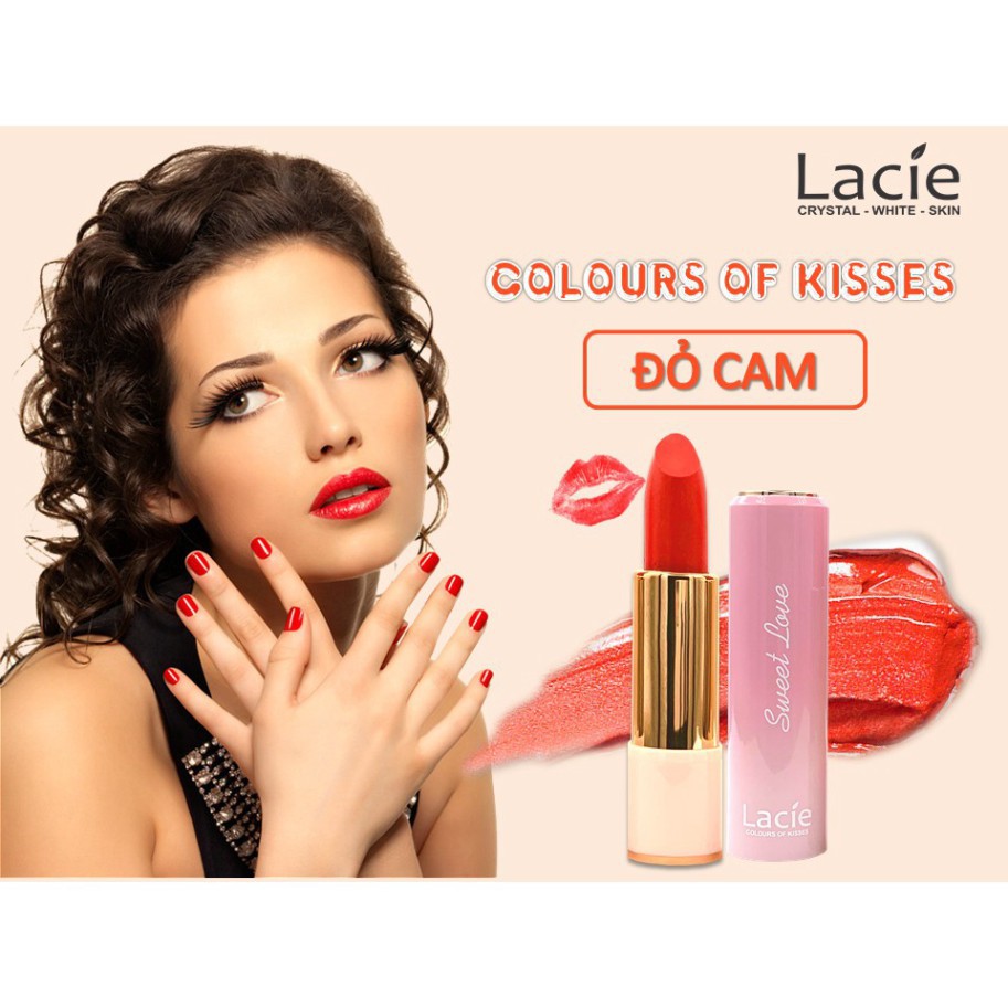 SON MÔI LÌ LACIE DƯỠNG MỊN CHỐNG KHÔ MÔI - SWEET LOVE | BigBuy360 - bigbuy360.vn