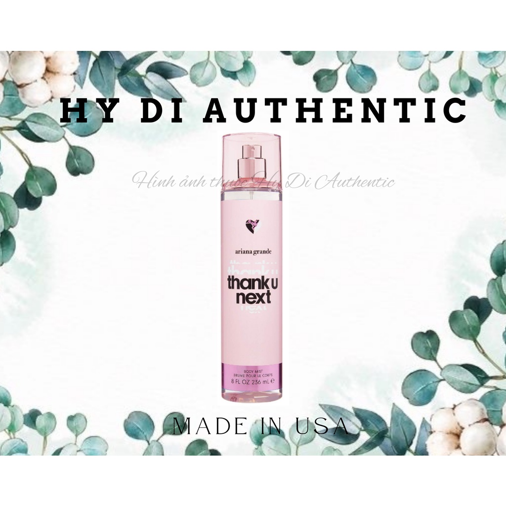 FULL SIZE THANK U NEXT - Xịt Thơm Body Mist Ariana Grande Usa