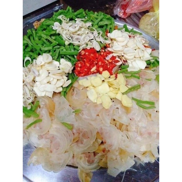 GÂN VÀ VÓ BÒ MUỐI RAU TIẾN VUA- HŨ 900G