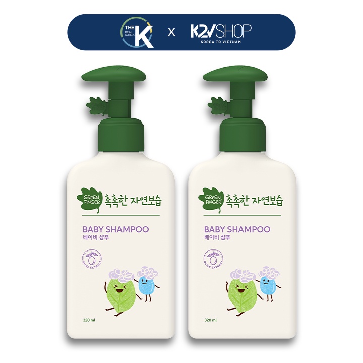 Dầu Gội Dưỡng Ẩm Cho Bé 0-36 Tháng Greenfinger ChokChok Moisture Baby Shampoo 320ml