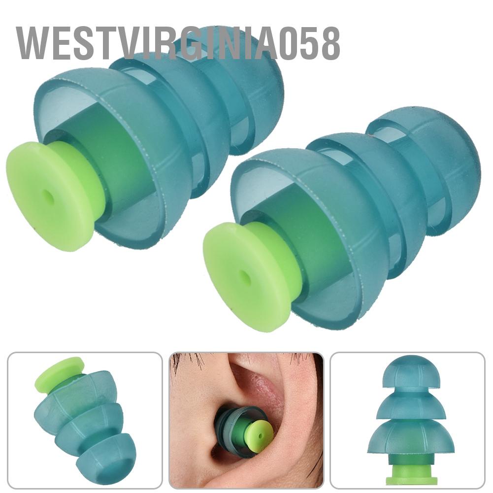 Westvirginia058 Silicone Noise Reduction Earplugs Learning Sleep Travel Hearing Protection Ear plugs