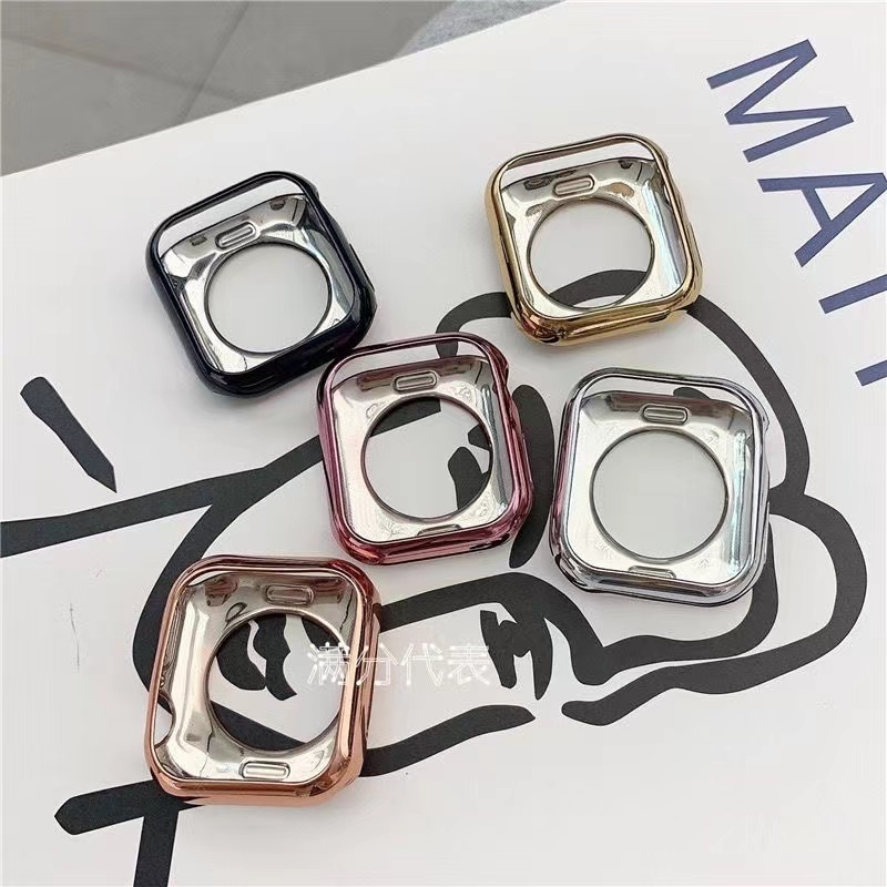 Ốp Tpu MỏNg BảO Vệ Cho ĐồNg Hồ Apple Watch 7 SE 6 5 4 41MM 45MM 40MM 44MM Iwatch Series 3 2 1 38MM 42MM