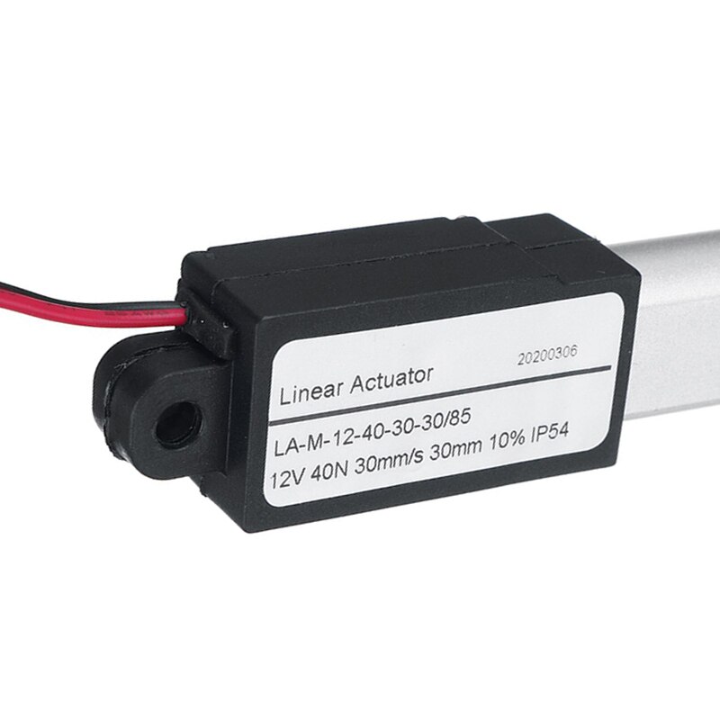 Thiết Bị Truyền Động Tuyến Tính 1500N 30mm DC 12V 30mm/s 15mm/s 9.5mm/s Bằng Hợp Kim Nhôm