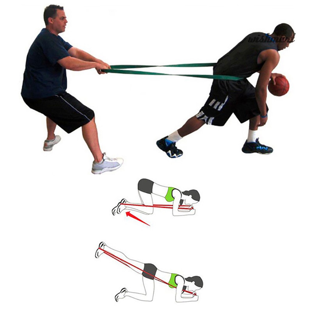 Dây đai kháng lực đàn hồi hỗ trợ kéo căng tập luyện tại nhà / tập gym