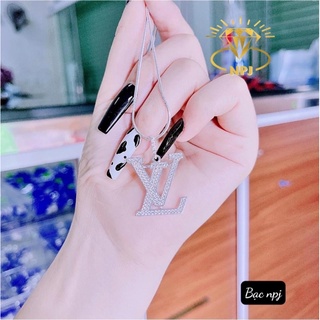 Dây chuyền LV ⚡️ SIÊU HOT ⚡️ ,Vòng cổ cho nữ Bạc Ta- Bạc Npj