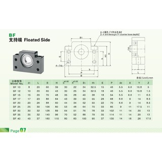 Gối đỡ vitme bi BK-BF