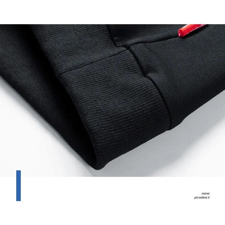 Áo hoodie nam bằng nhung size lớn 8xl 50-150kg phong cách thể thao