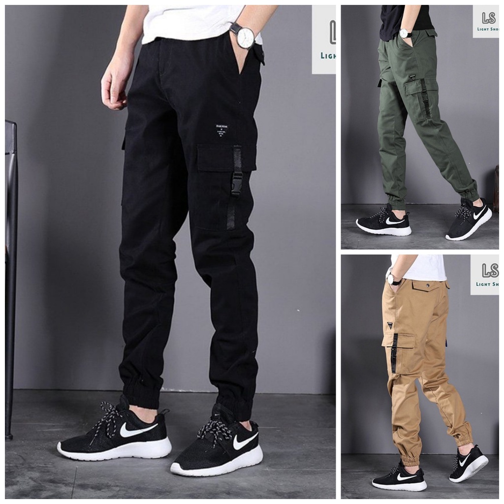 [Miễn_Ship]Quần Jogger Nam Nữ Túi Hộp Sành Điệu Full SIZE NoBrand