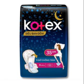 Băng vệ sinh Kotex đêm 35cm (3 miếng)