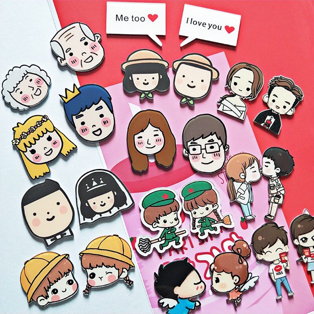 Sticker cài trang trí