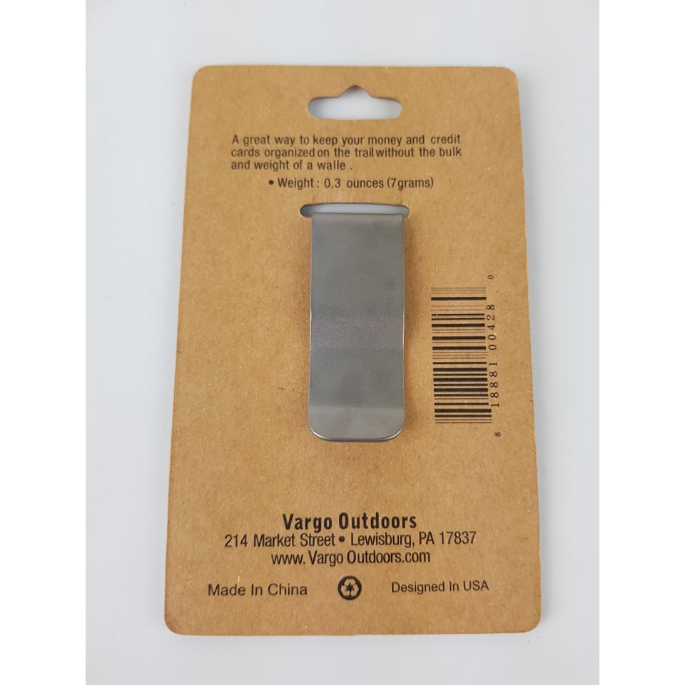 Kẹp Tiền Vargo money clip Titanium