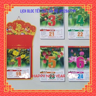 Lịch Bloc Đại 2021 Bốn Mùa Thịnh Vượng (Siêu Cực Đại 30x40cm, Cực Đại 25x35cm)