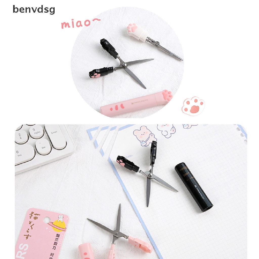 Kéo mini đa năng bằng thép không gỉ hình móng mèo dễ thương