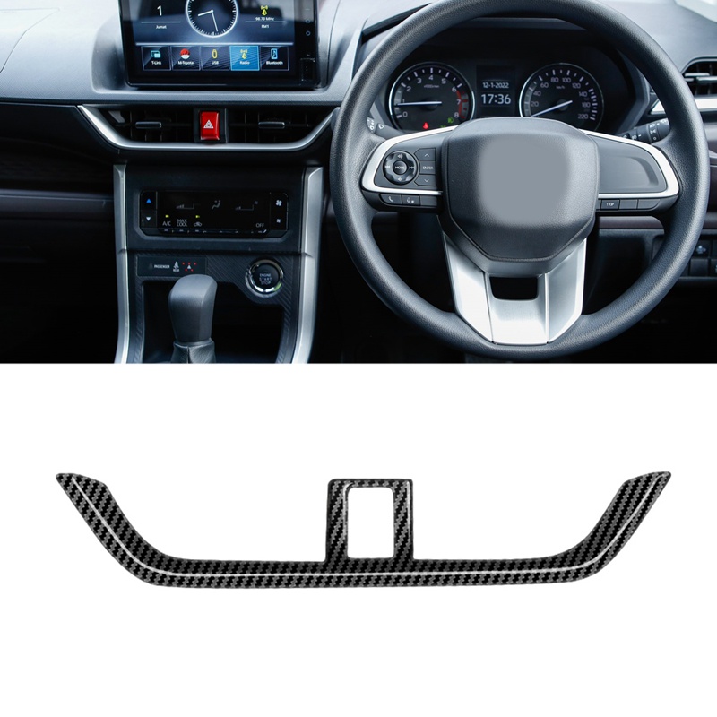 Khung Viền Máy Điều Hòa Xe Hơi Toyota Veloz Avanza 2022 + Bằng Sợi Carbon