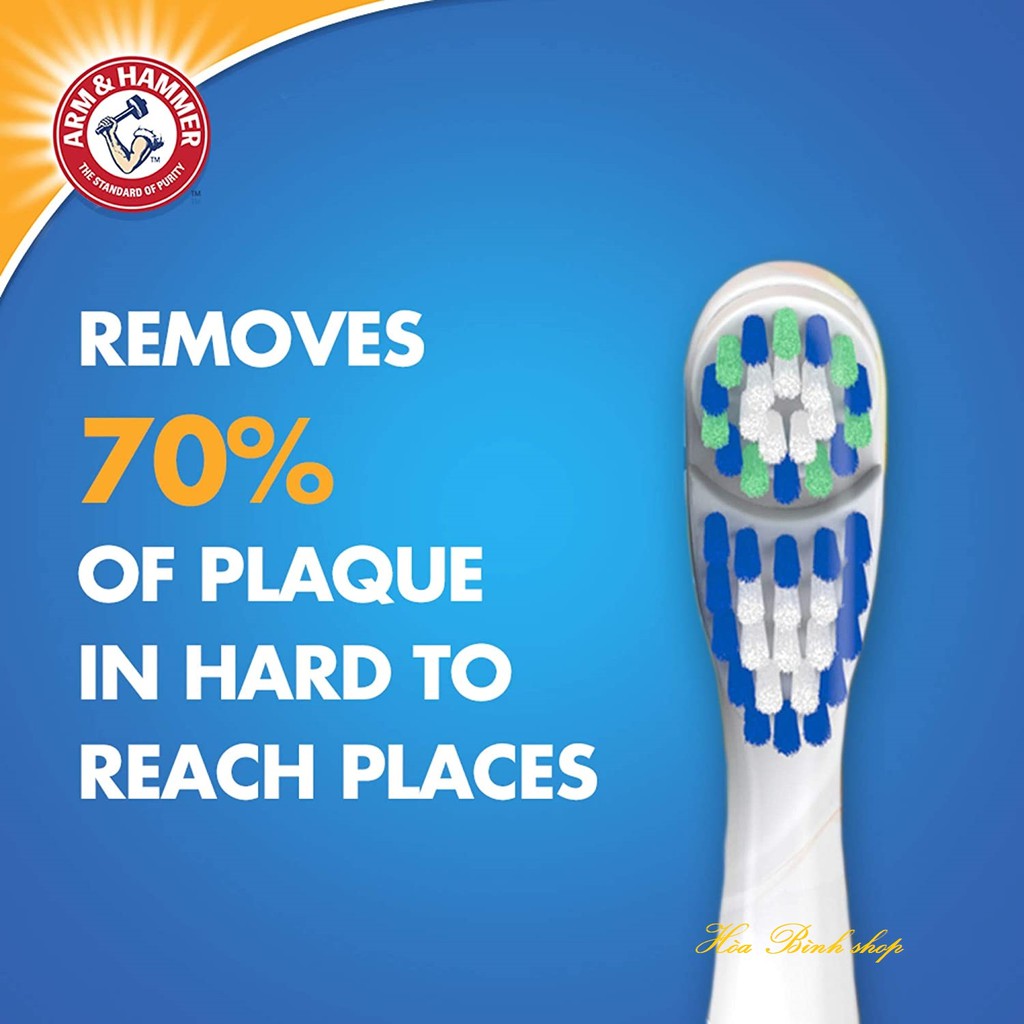 Bàn chải đánh răng cao cấp chạy pin Arm &amp; Hammer Spinbrush Pro Clean Dual Action Battery Toothbrush (Hàng Store Mỹ)