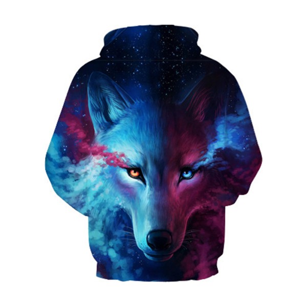 Áo Hoodie In Hình Sói 3D Cá Tính Cho Nam Nữ | BigBuy360 - bigbuy360.vn