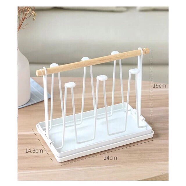 [FREE SHIP ] Khay Úp Ly, Giá Úp Cốc [Có Kèm Khay Hứng Nước]