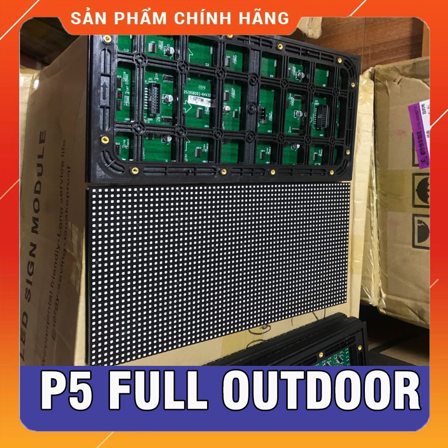 Module LED p5 full outdoor kích thước 160x320mm làm biển quảng cáo,màn hình led ngoài trời