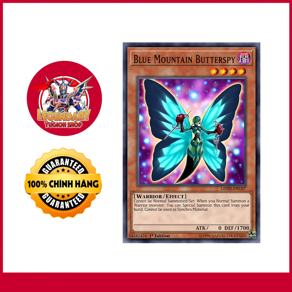 EN]Thẻ Bài Yugioh Chính Hãng] Blue Mountain Butterspy