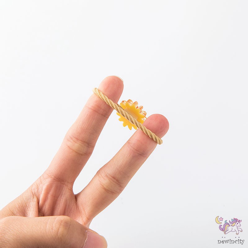 Dây Buộc Tóc Kiểu Hoạt Hình Xinh Xắn Phong Cách Hàn Quốc