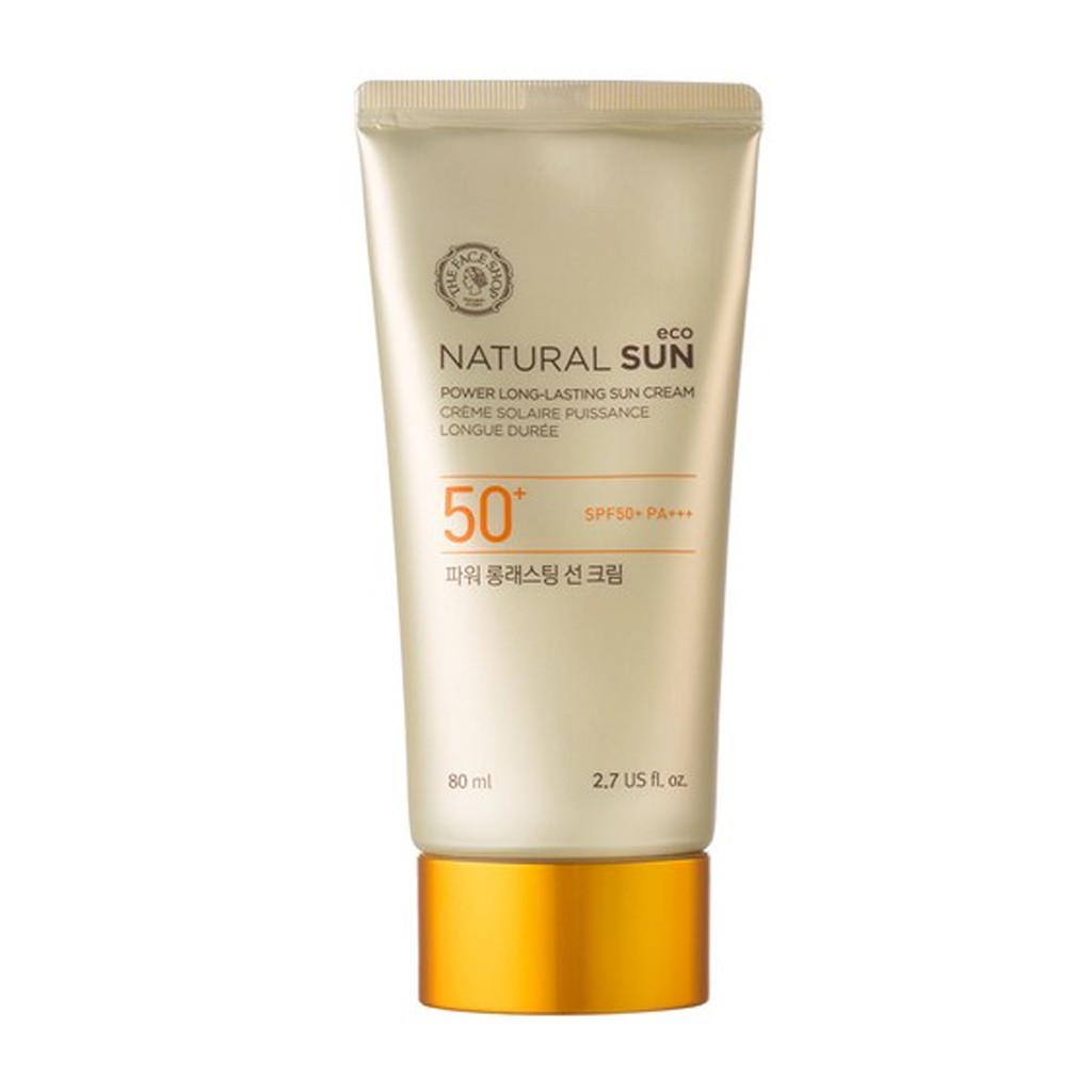 (Hàng Mới Về) Kem Chống Nắng The Face Shop Tự Nhiên Lâu Trôi Spf50 Pa + + + 80ml