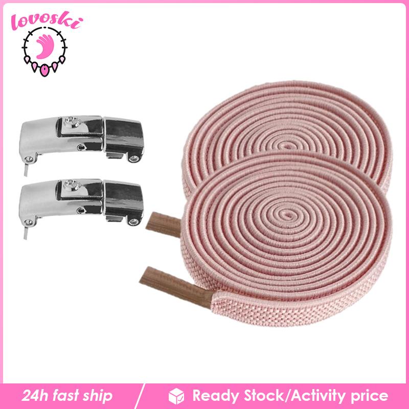 [Lovoski] Dây Buộc Giày Co Giãn Không Cần Buộc Nhanh Chóng Cho Người Lớn Tập Luyện