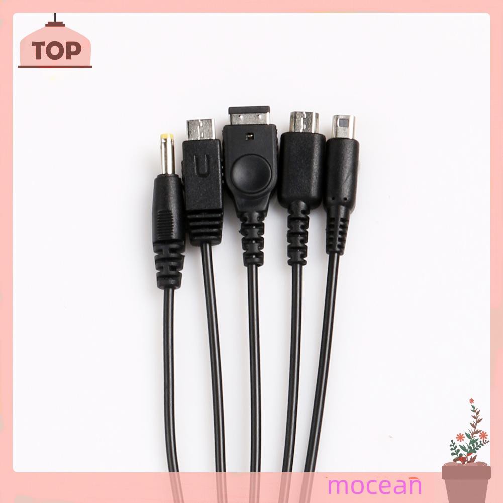 Mocean Dây Cáp Sạc Usb 5 Trong 1 Cho Nintendo Ndsl / Nds Ndsi Xl 3ds