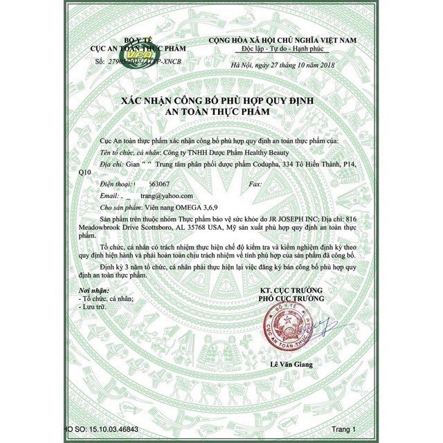 (Mẫu mới) - Dầu cá Omega 369 của Healthy Care Úc 200 viên | Thế Giới Skin Care