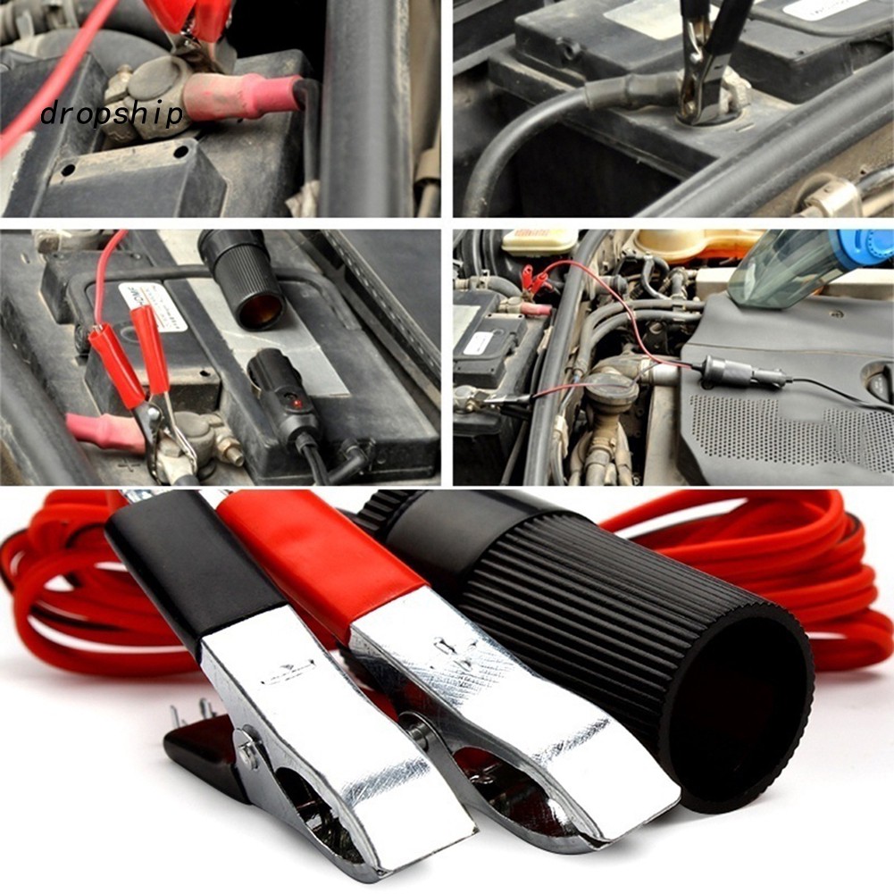 Dây Cáp Dẫn Bộ Khởi Động Khẩn Cấp Cho Xe Hơi 12V