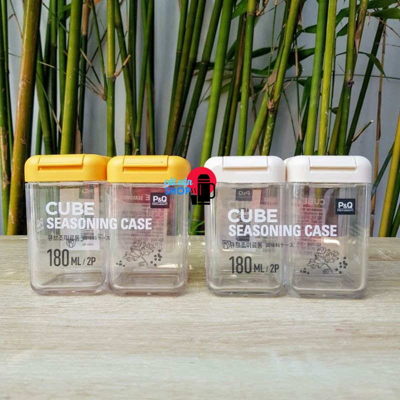 Set 2 hủ đựng gia vị , hộp đựng gia vị Lock&Lock dung tích 180mlx2 P-2325