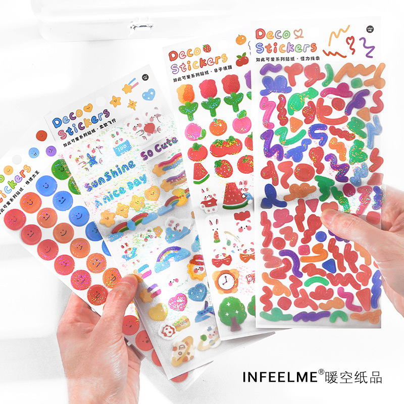 Tấm Nhãn Dán Trang Trí Album Hình Thú Cưng Dễ Thương