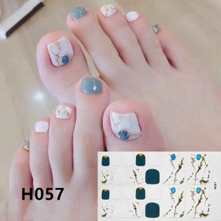 Set 22 Miếng Dán Trang Trí Móng Chân Xinh Xắn