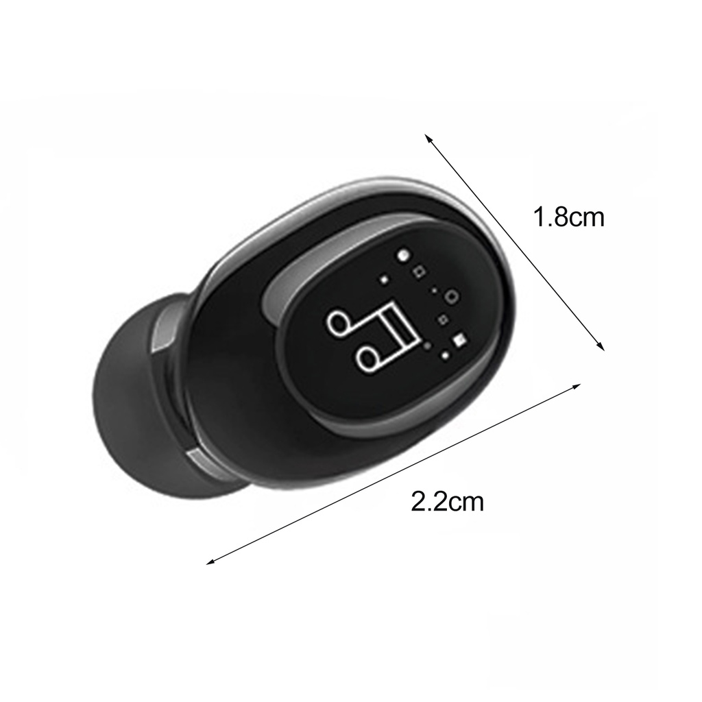 1 Tai Nghe Nhét Tai F911 Mini Bluetooth 5.0 Điều Khiển Cảm Ứng Tiện Dụng