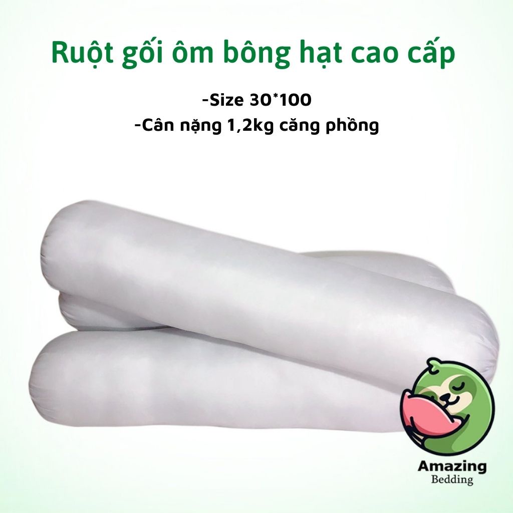 Ruột gối ôm bông hạt cao cấp size 20-95cm