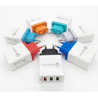 Củ Sạc Nhanh 3 Cổng Quickcharge 3.0 Qualcomm Minh House