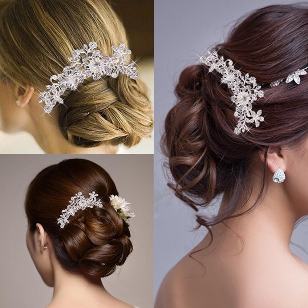 OKDEALS cài tóc vòng hoa đội đầu cô dâu