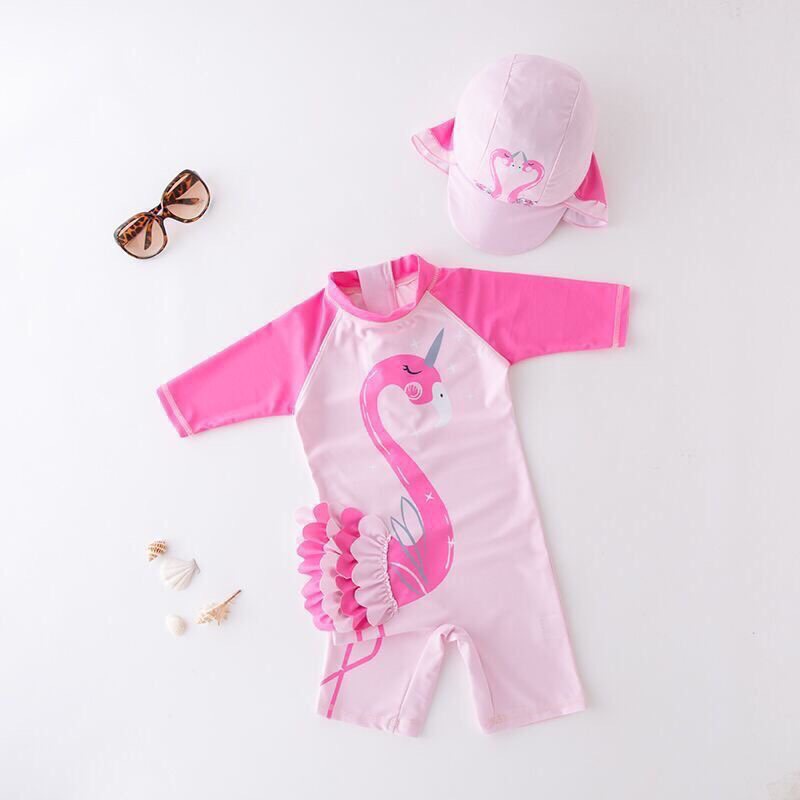 Đồ bơi mùa hè cho BÉ GÁI từ 9-23kg và nón chùm các mẫu rất xinh