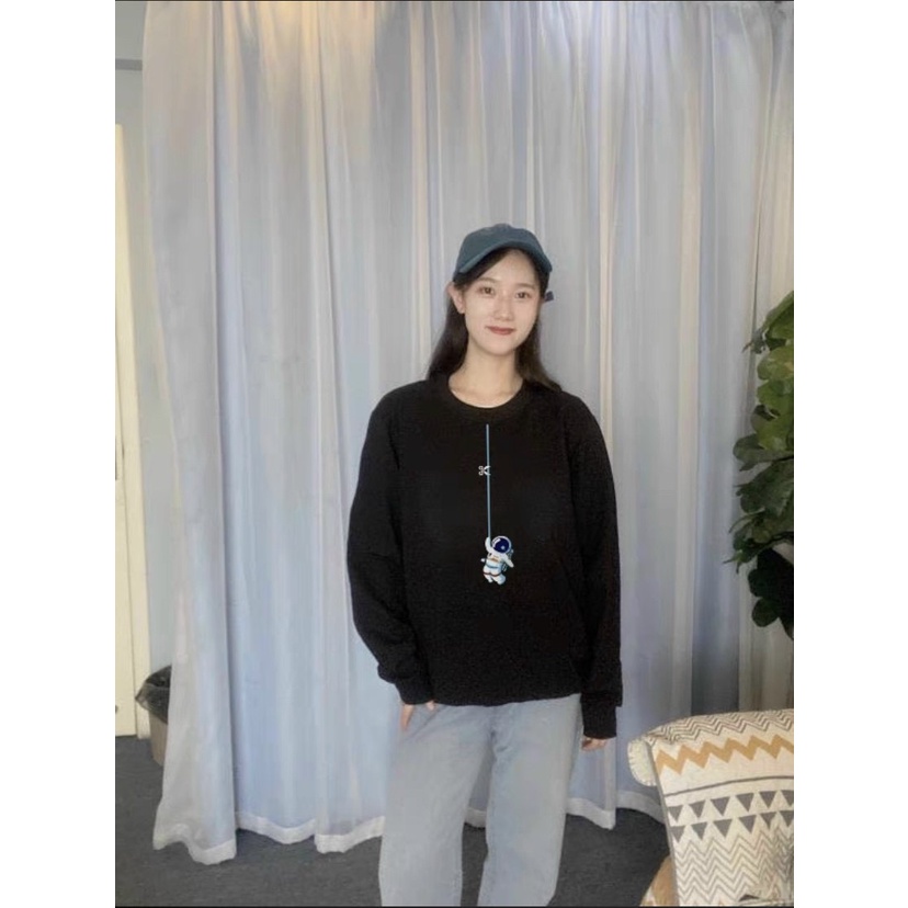 ÁO SWEATER NỈ UNISEX IN PHI HÀNH GIA ĐU DÂY CỰC ĐẸP NHIỀU MÀU