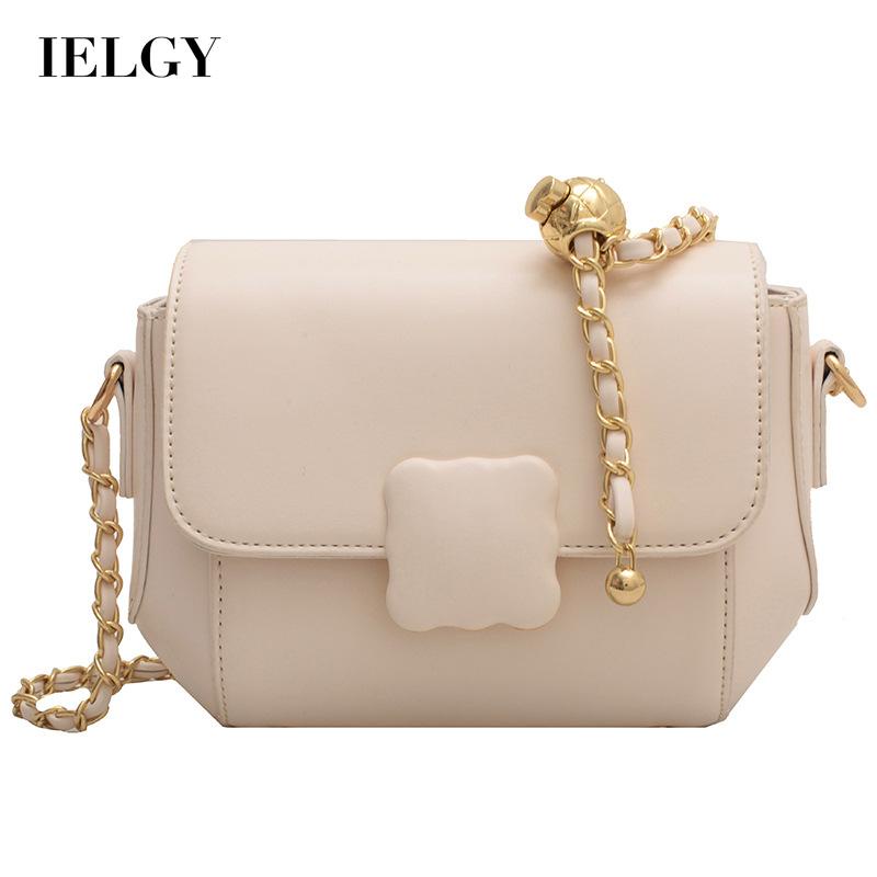 Túi Đeo Vai Hình Vuông Cỡ Nhỏ Phối Dây Xích Thời Trang Cho Nữ