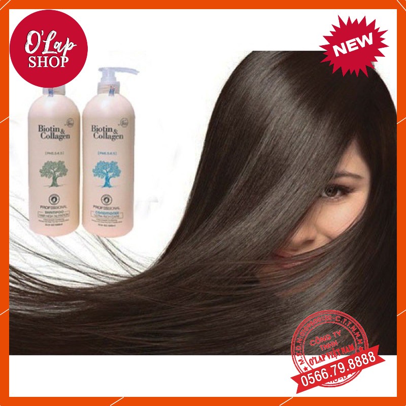 [ Sale giá sốc ] Bộ đôi  dầu gội + xả biotin colagen ‘’( Hàng chính hãng )